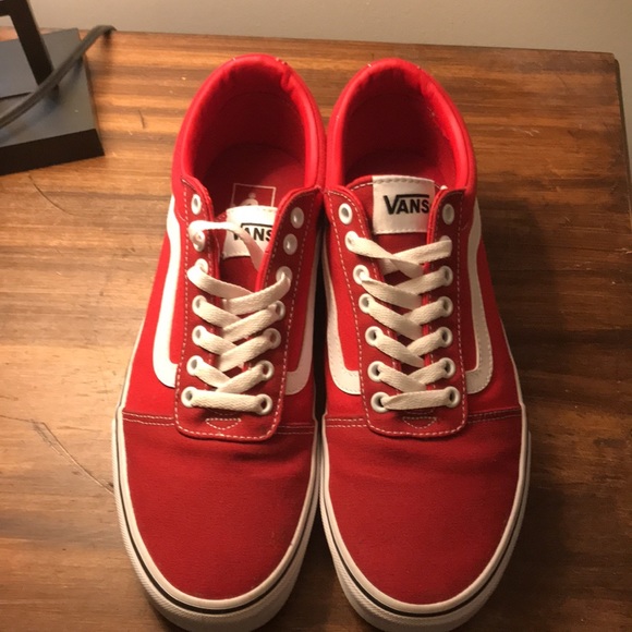 Vans Ward OTW Sidewall Red/White Men's Shoes - Picture 2 of 4